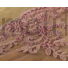 Kép 4/4 - Alkalmi tüll – Mályva színben, zsinóros virág mintával, bordűrös