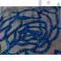 Kép 4/4 - Alkalmi tüll – Bársonyos nagy virág mintával, királykék színben