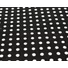 Kép 4/4 - Pamutvászon – Fehér pöttyös, fekete, 2mm