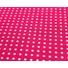 Kép 4/4 - Pamutvászon – Magenta, fehér 2mm pöttyös mintával