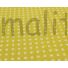 Kép 4/4 - Pamutvászon – Mustár sárga, fehér 2mm pöttyös mintával