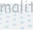 Kép 5/5 - Pamutvászon – Fehér alapon világoskék csillag mintával