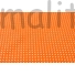 Kép 4/4 - Pamutvászon – Élénk narancssárga alapon fehér 2mm pöttyös mintával