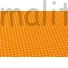Kép 4/4 - Pamutvászon – Narancssárga alapon fehér 2mm pöttyös mintával