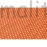 Kép 4/4 - Pamutvászon – Terrakotta alapon fehér 2mm pöttyös mintával