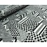 Kép 4/6 - Pamut szatén – Fekete-fehér geometriai mintával