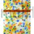 Kép 2/6 - Viszkóz selyem – Kék és sárga színű virágos mintával, DigitalPrint