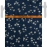 Kép 2/4 - Viszkóz selyem – Kék alapon fehér virág mintával