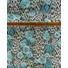 Kép 2/4 - Jacquard szövet – Leopárd mintás alapon kék virágos és rokokó mintával