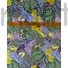 Kép 2/4 - Viszkóz selyem – Háromszöges alapon színes leveles mintával