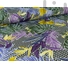 Kép 3/4 - Viszkóz selyem – Háromszöges alapon színes leveles mintával