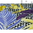 Kép 4/4 - Viszkóz selyem – Háromszöges alapon színes leveles mintával