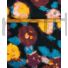 Kép 2/4 - Viszkóz selyem – Foltozott színes virág  mintával
