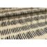 Kép 3/4 - Szatén selyem – Bézs alapon fekete csíkozott mintával