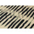 Kép 4/4 - Szatén selyem – Bézs alapon fekete csíkozott mintával