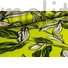 Kép 3/4 - Szatén selyem – Kivzöld alapon leveles mintával
