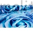 Kép 3/4 - Armani szatén – Kék nagy rózsa mintával, DigitalPrint