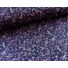 Kép 3/5 - Kötött kelme – Apró virágos mintával, kék alapon, FAKE MODAL