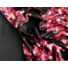 Kép 5/5 - Kötött kelme – Fekete alapon rózsaszín foltos mintával, FAKE MODAL