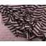 Kép 4/5 - Kötött kelme – Mályva és fekete csíkos mintával, lurexes