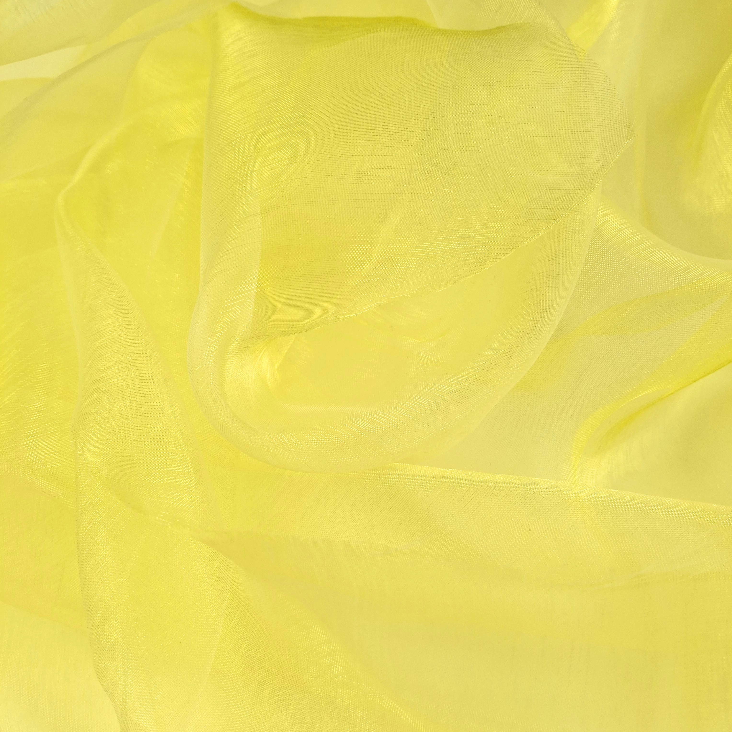Organza - Citromsárga színben, extra széles