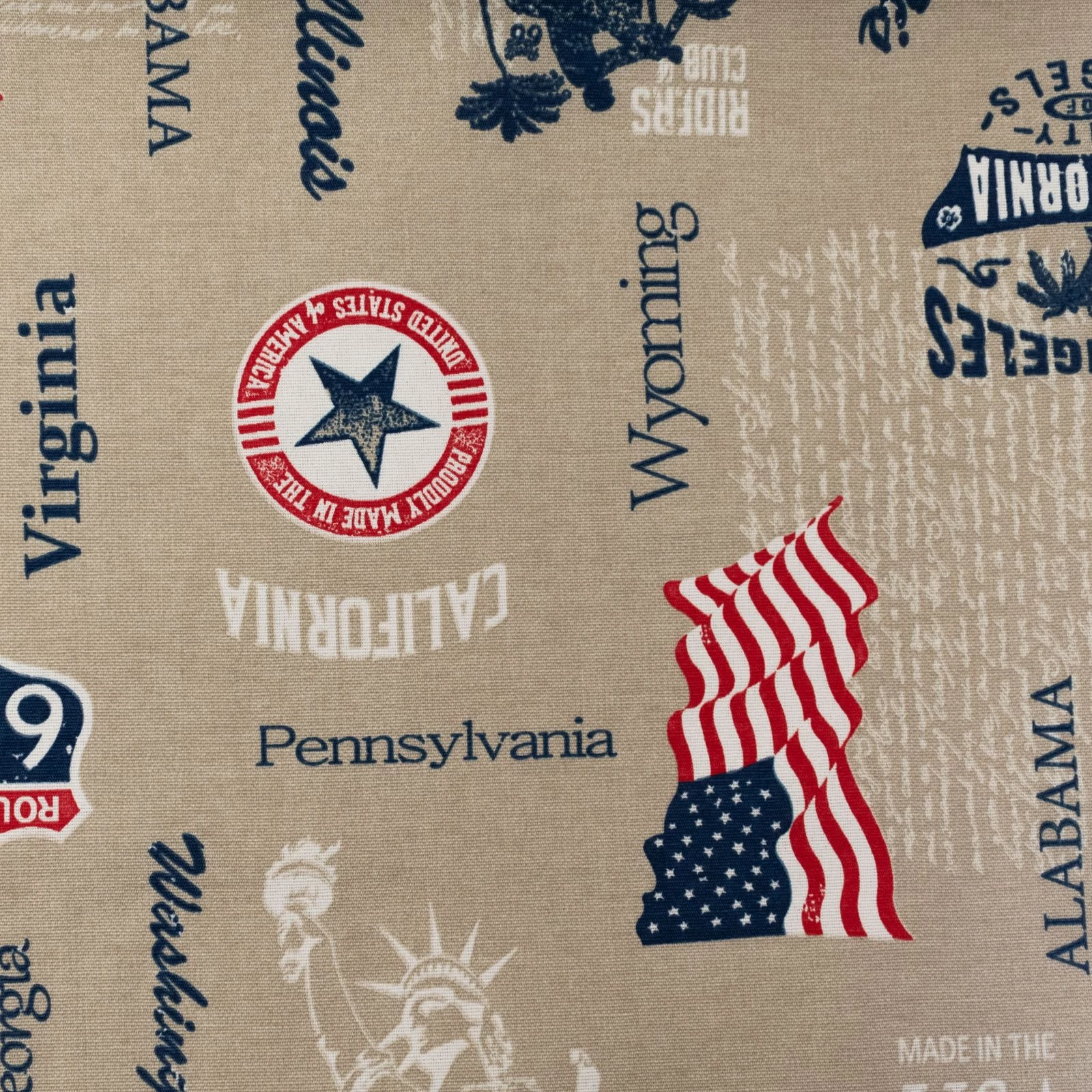 Dekorvászon – USA mintával, LONETA USA
