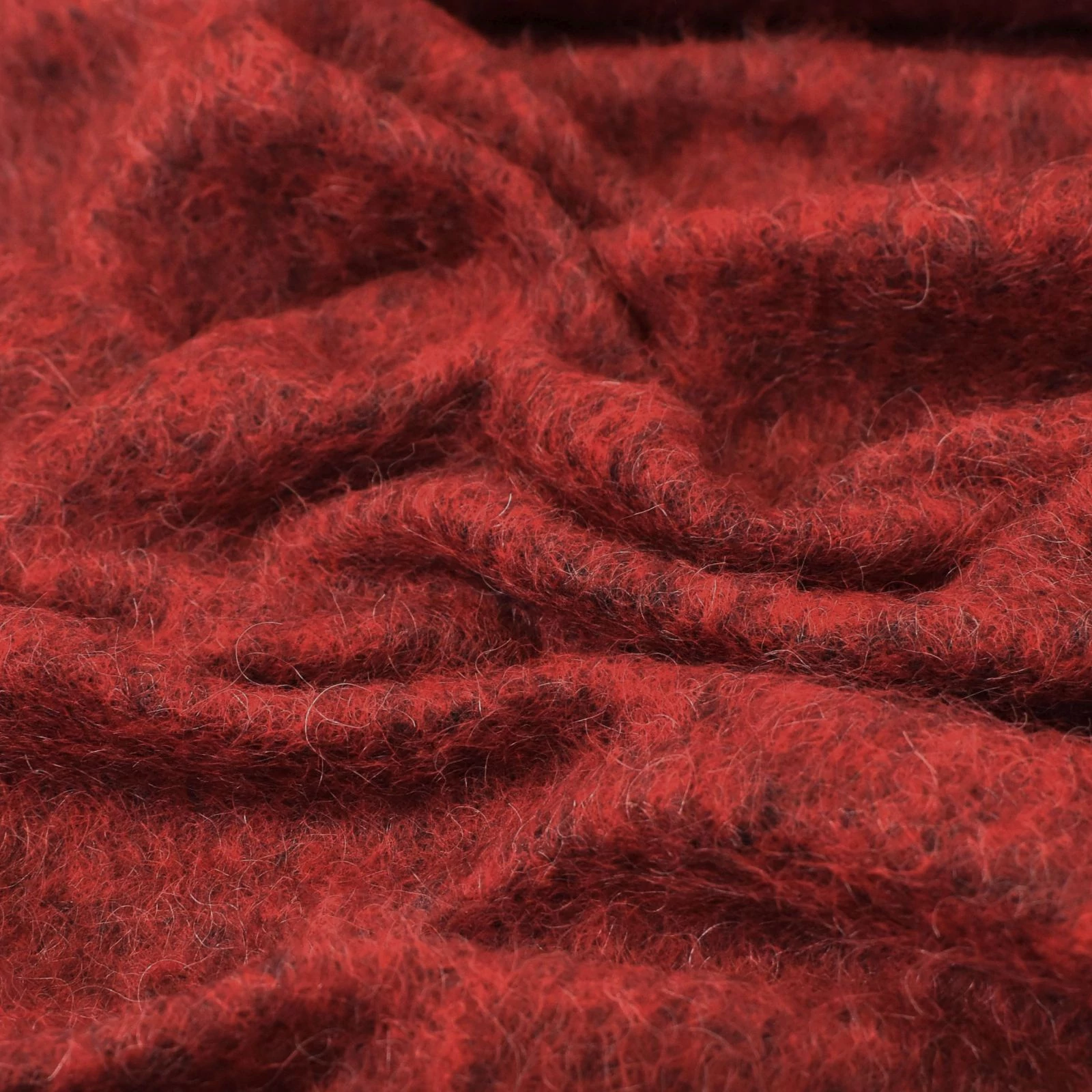 Gyapjú szövet – Bordó színű, moheres felületű
