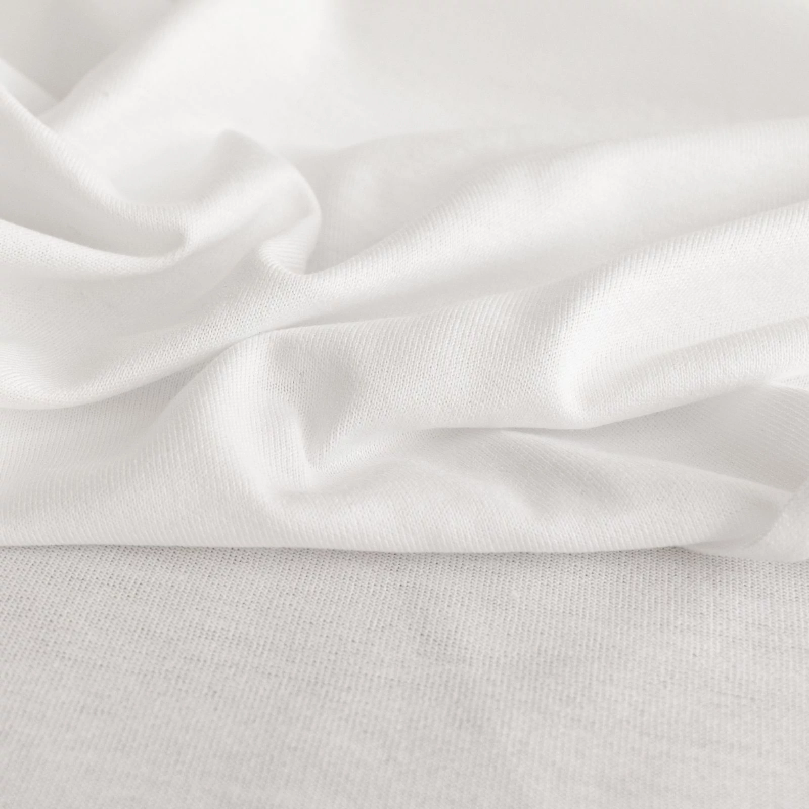 Pamut jersey – Fehér színben