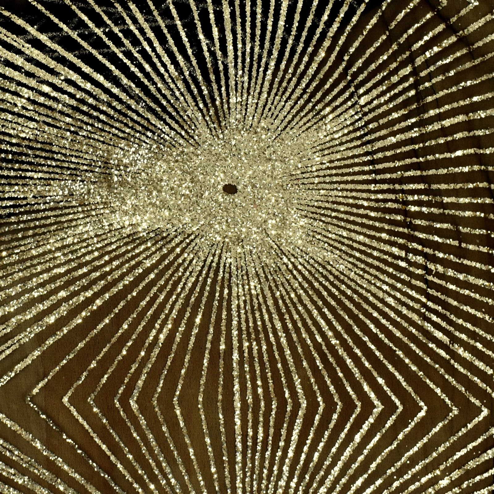 Alkalmi tüll – Óarany glitteres mintával
