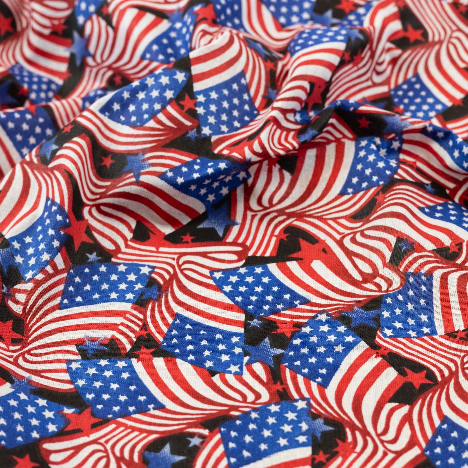 Pamutvászon – Lobogó USA zászló mintával